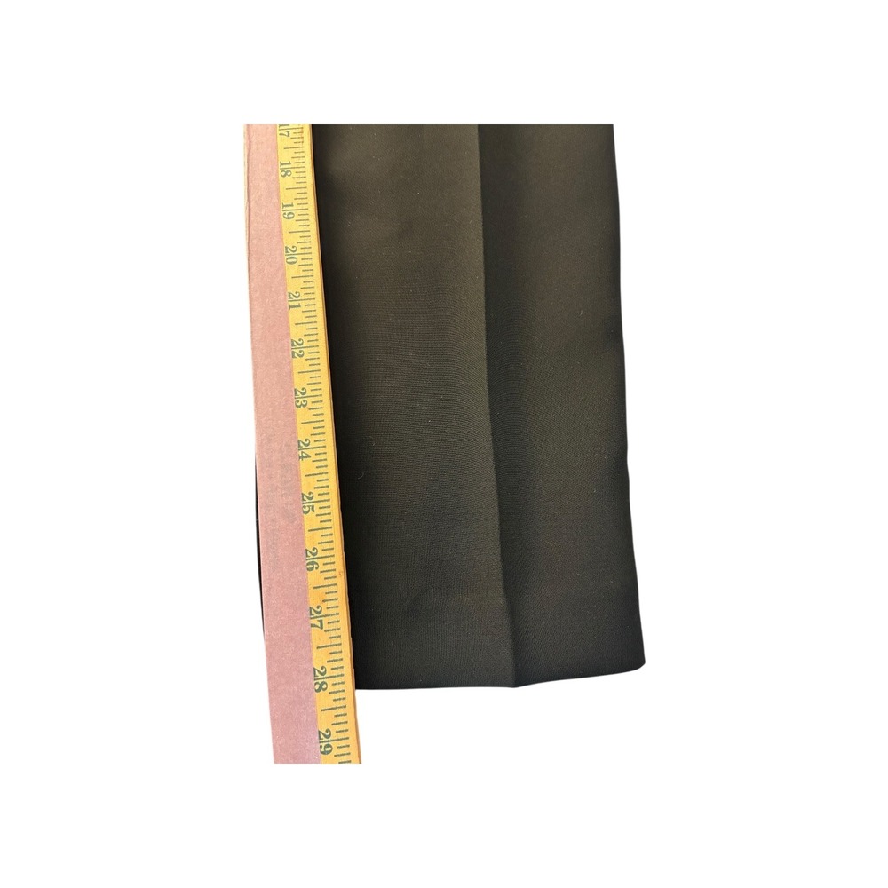 Talbots Petite Black Straight Leg Dress Pants Polyester Blend Size 6P - Picture 2 of 6